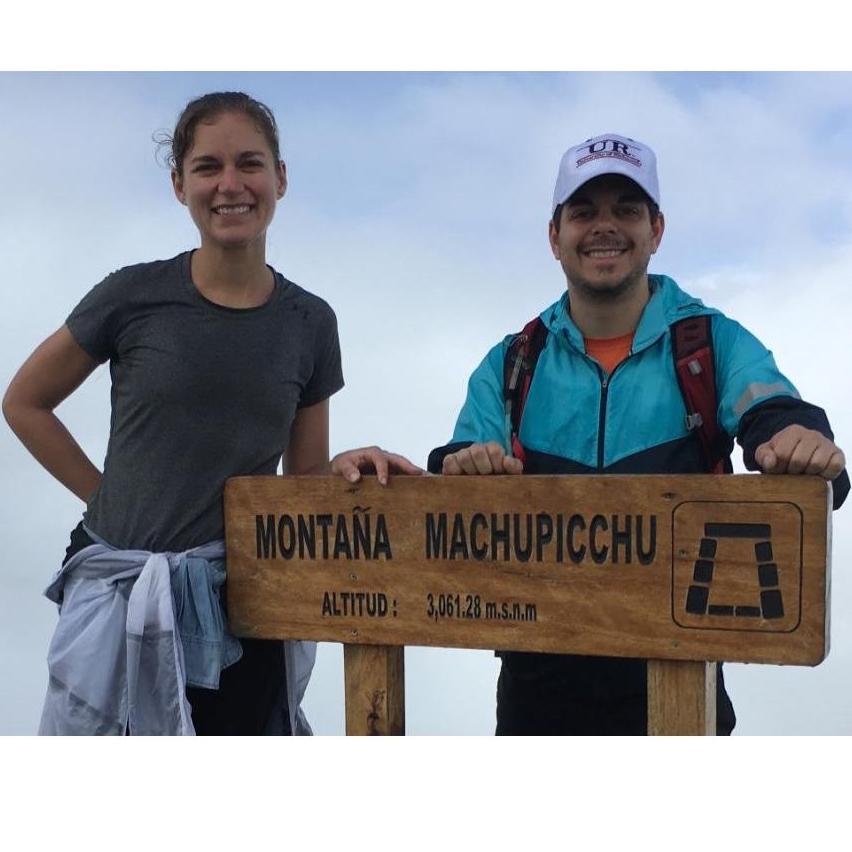 At the top of Machu Picchu Mountain a few days before we got engaged in December 2016.