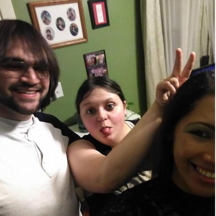 Silly selfies with JoJo who invited us over for the holiday dinner get-together.
