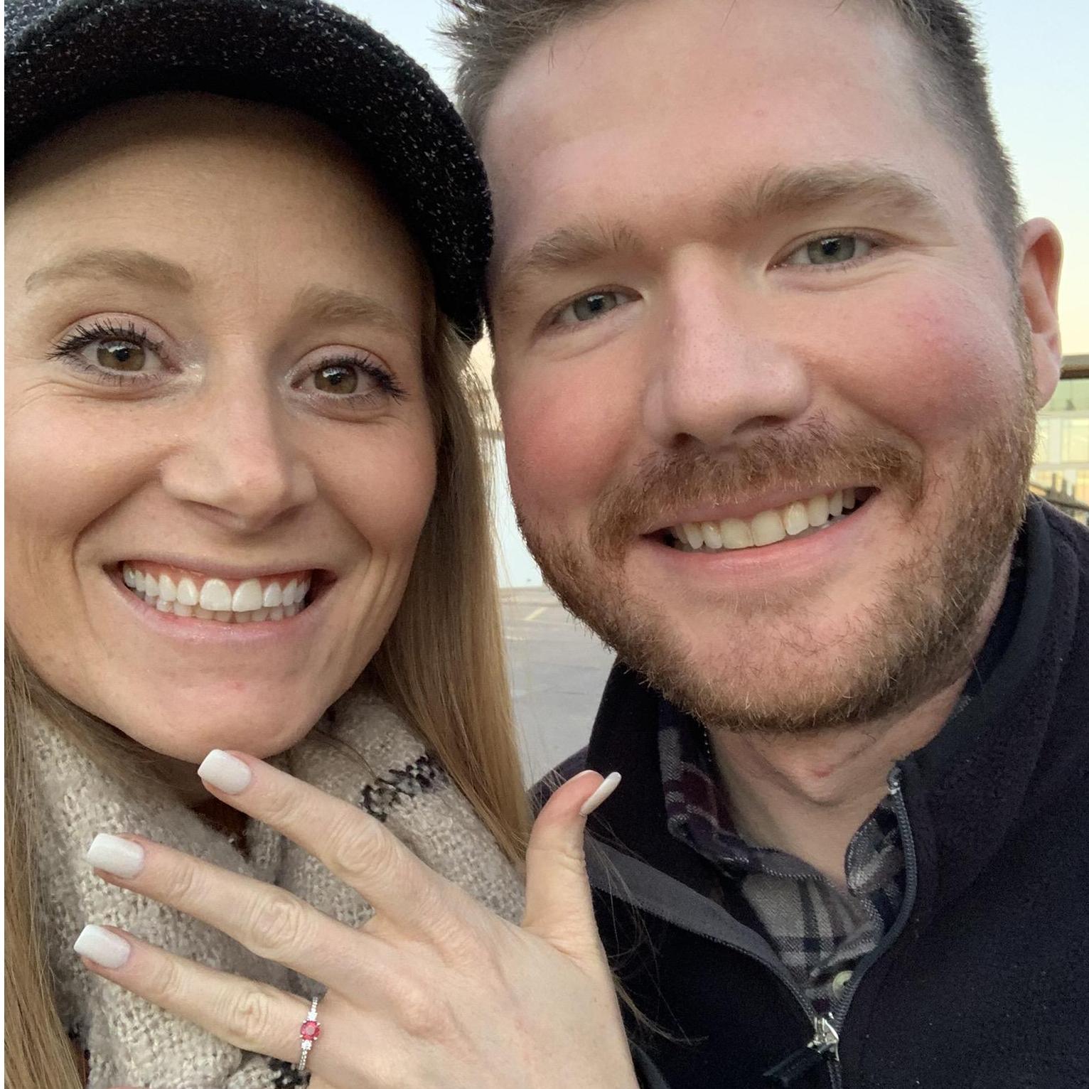 We're engaged!
