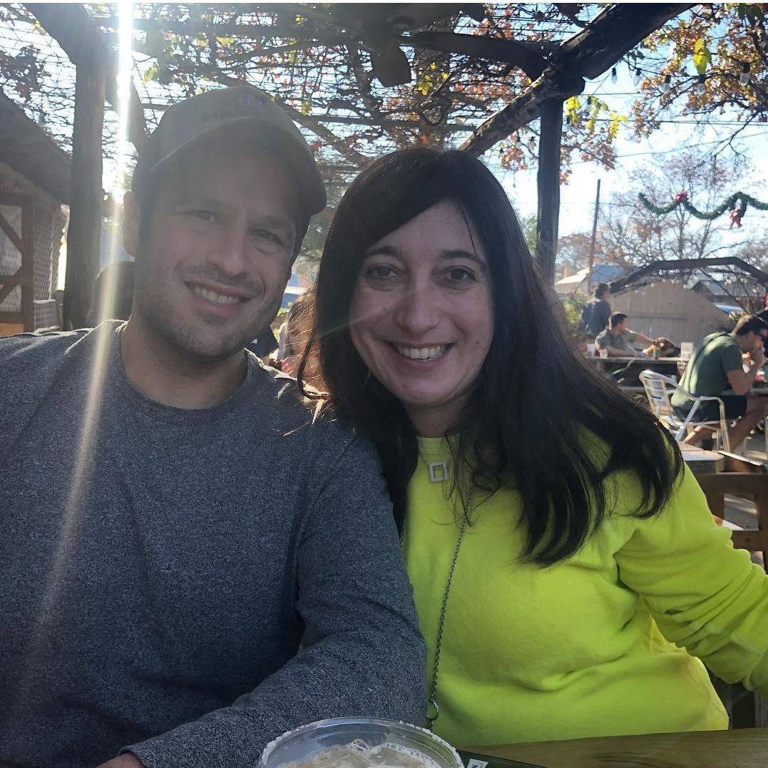 Celebrating Jordan's 40th birthday in Fredericksburg, TX.