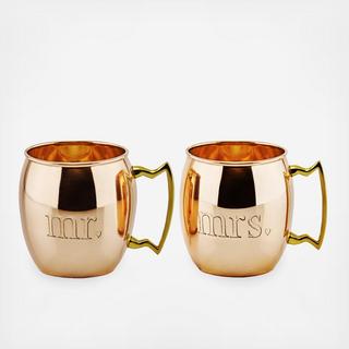 Mr. & Mrs. Moscow Mule Mug, Set of 2