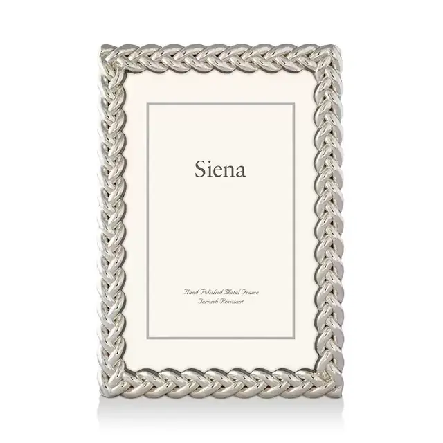Silver Braid Frame, 5" x 7"