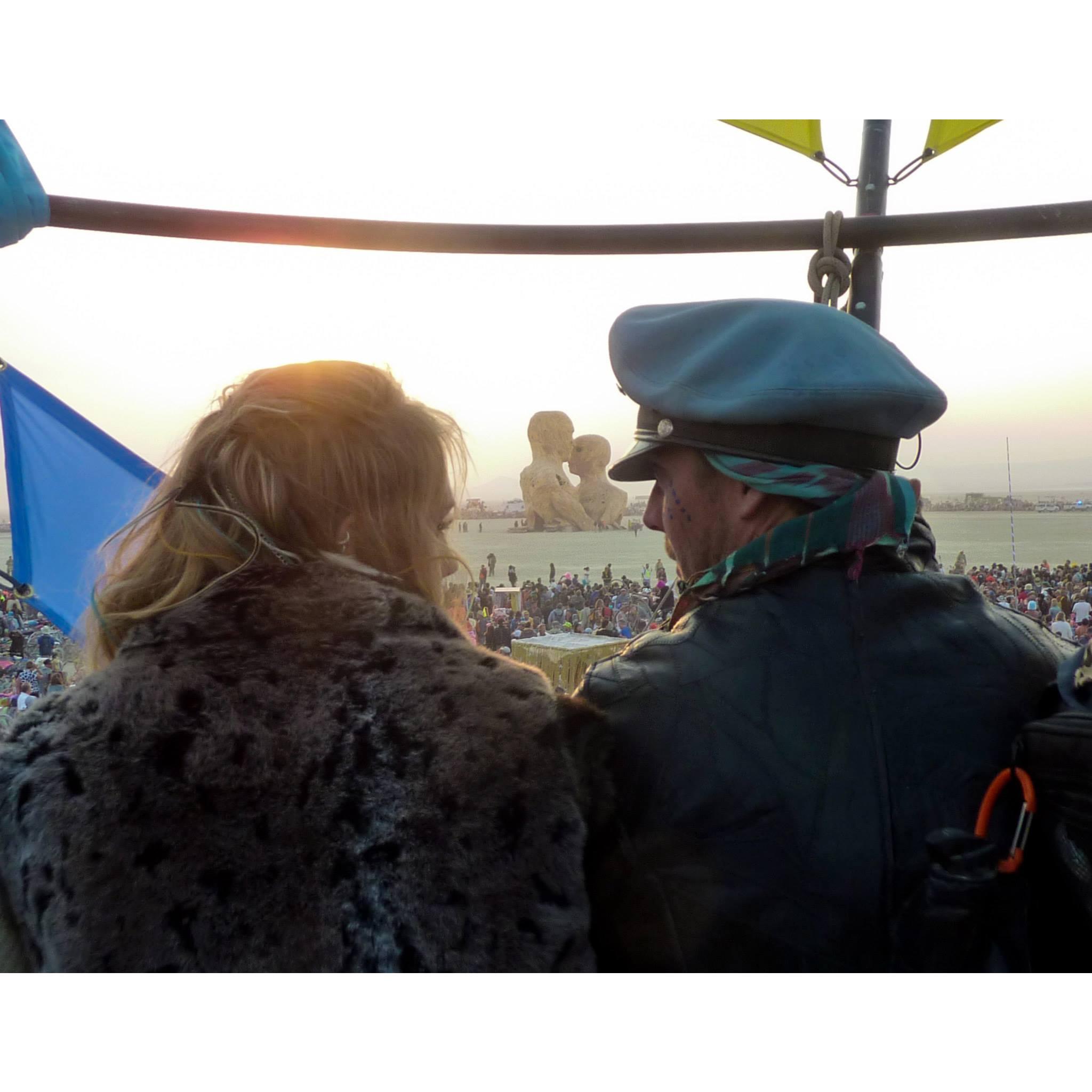 Sunrise Embrace Burn, Burning Man 2014