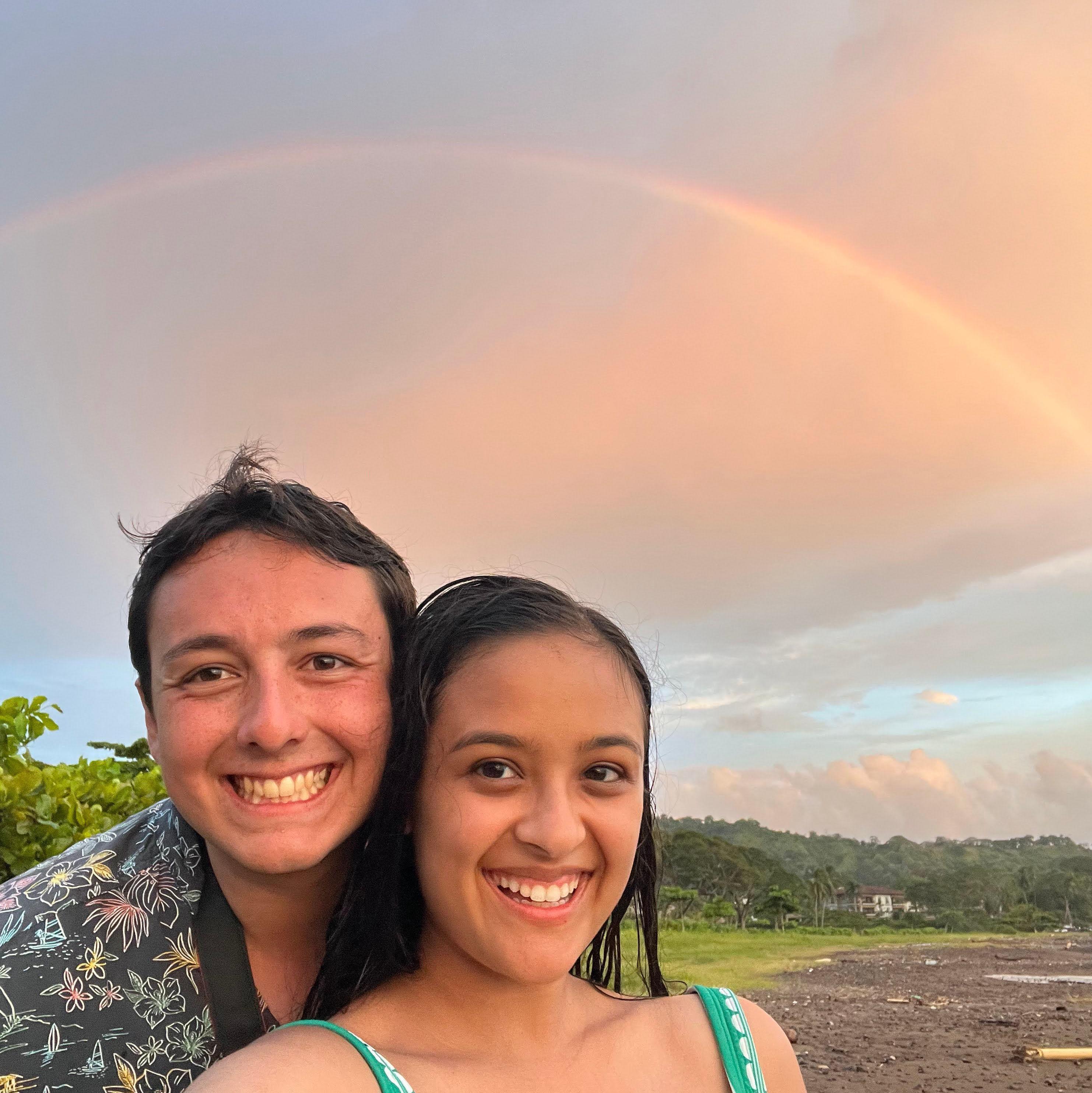 Rainbow in Costa Rica!