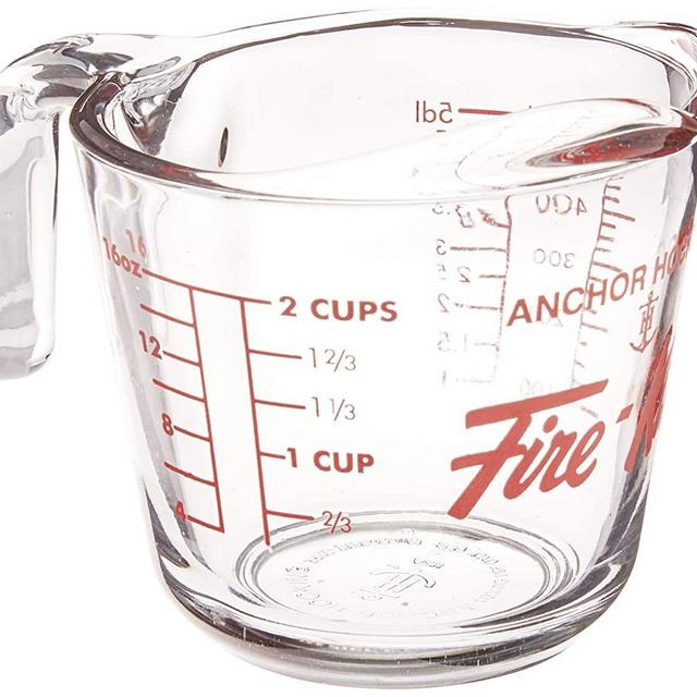 Anchor Hocking Fire-king 16 Oz Glass Measuring Cup