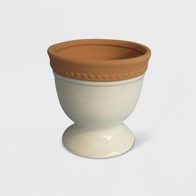 Stoneware Nailhead Planter Urn Terracotta - Smith & Hawken™