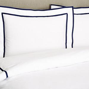 Matouk Collana Duvet Set, Navy | One Kings Lane
