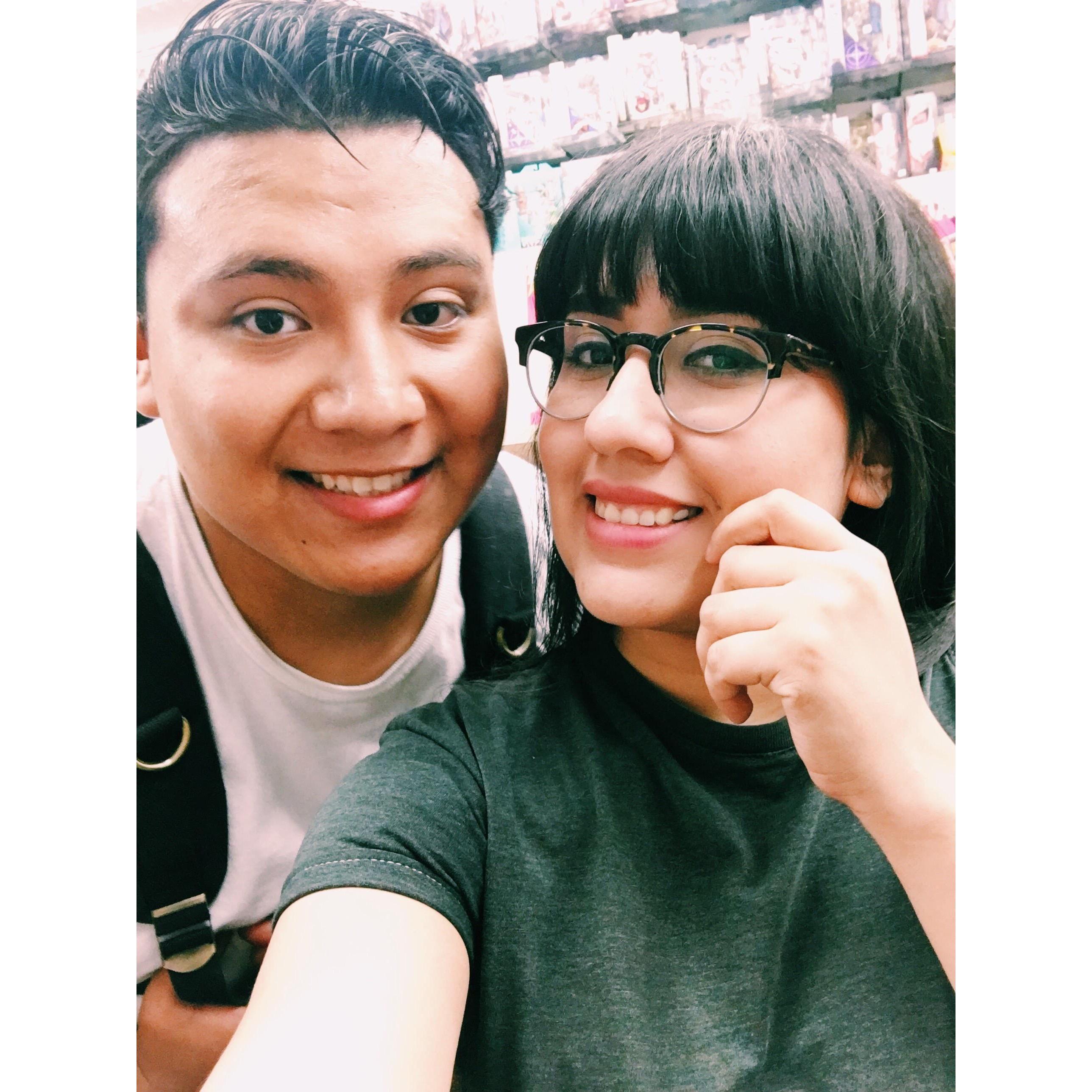 When Ivonne got bangs for the first time and Manuel didn't like them but he still put up with it (awww what love does)