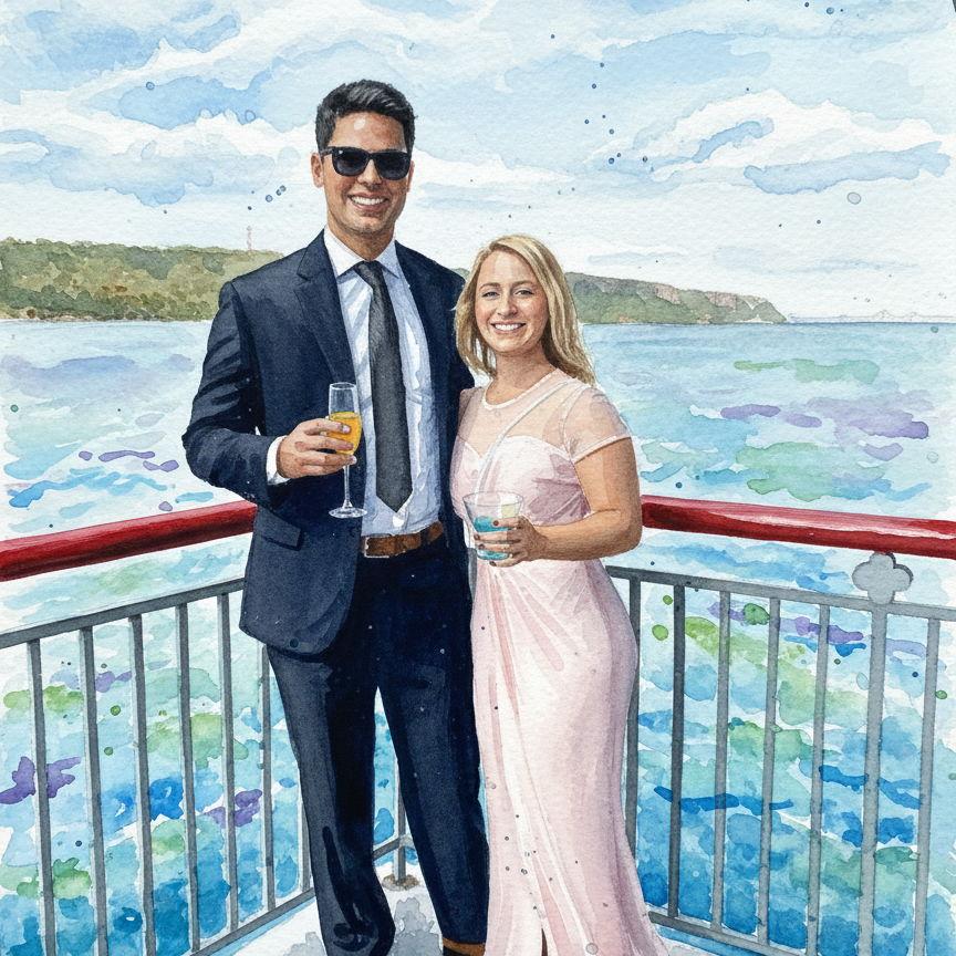 At a wedding in NY.