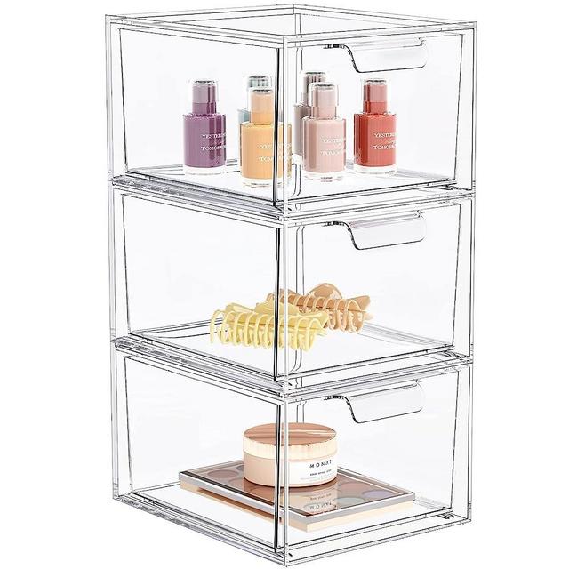 Under Sink Organizer, REALINN 2-Tier Pull Out Cabinet Organizer Under  Kitchen Sink Organizer, Under Cabinet Storage Multi-Use for Bathroom  Laundry Kitchen