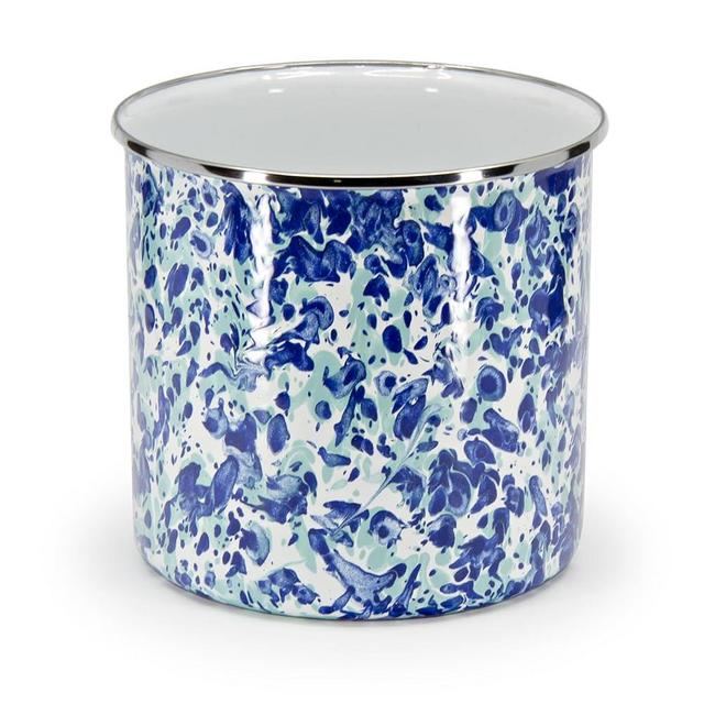 Golden Rabbit Enamelware - Utensil Holder (Ocean)