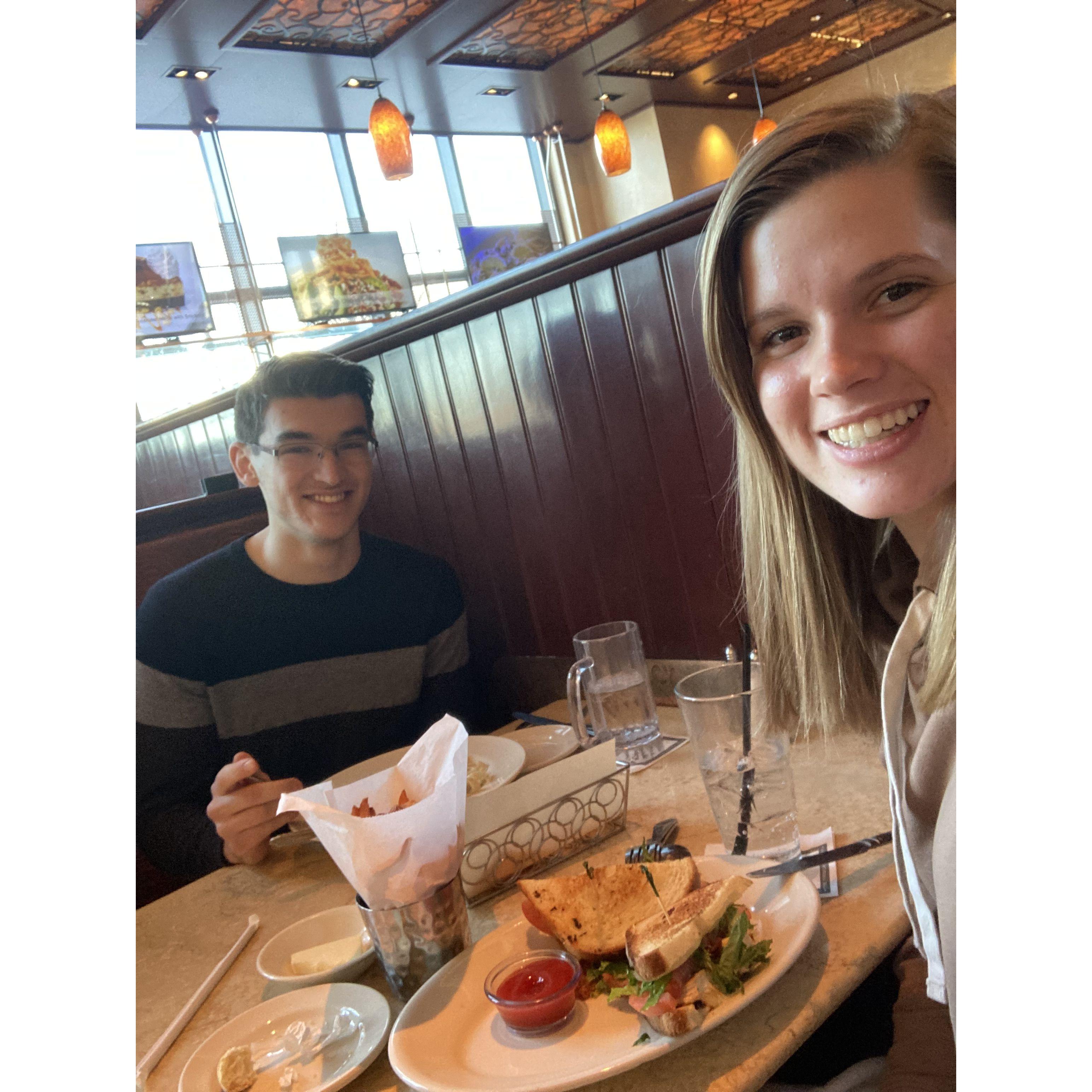 Our first date