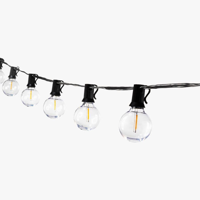 Bistro LED String Lights, Black