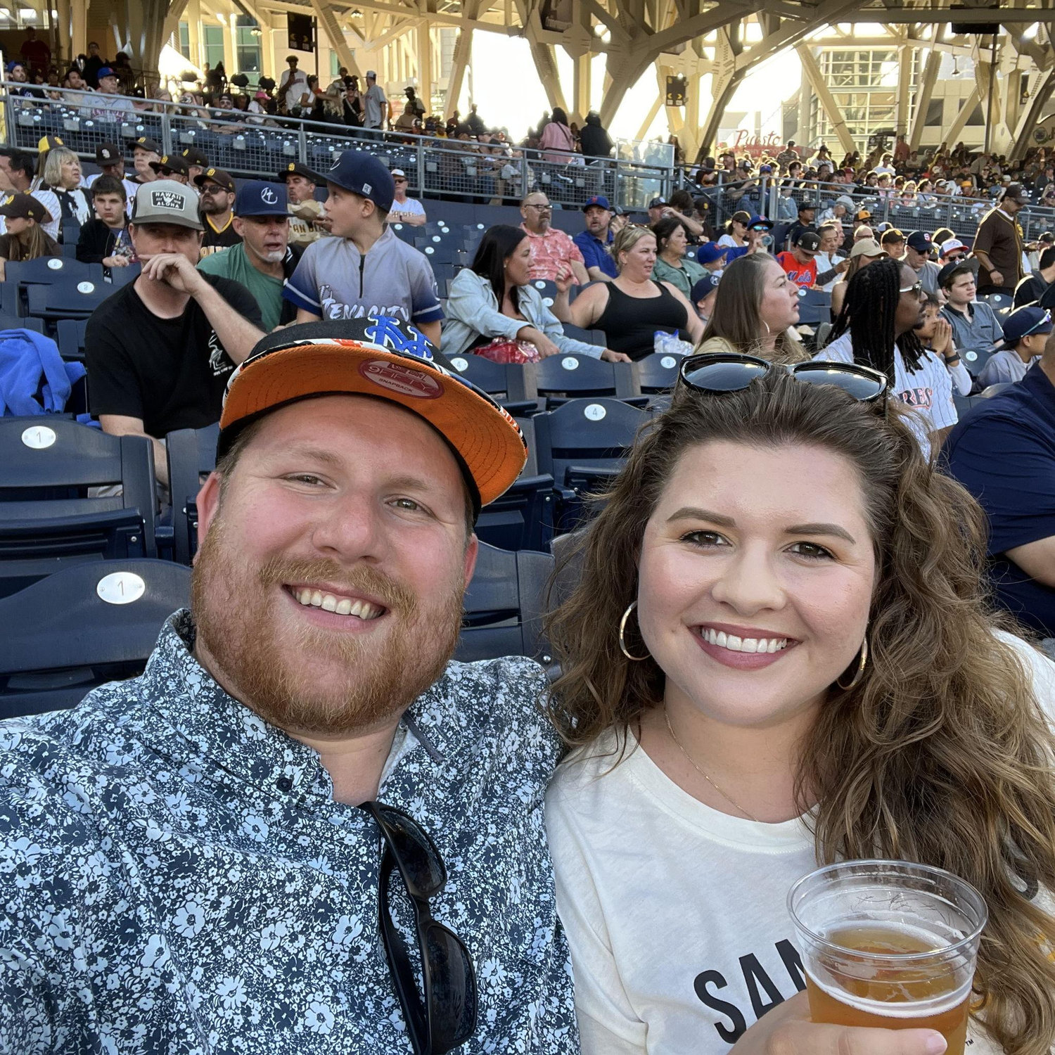 Enjoying a Padres Game!