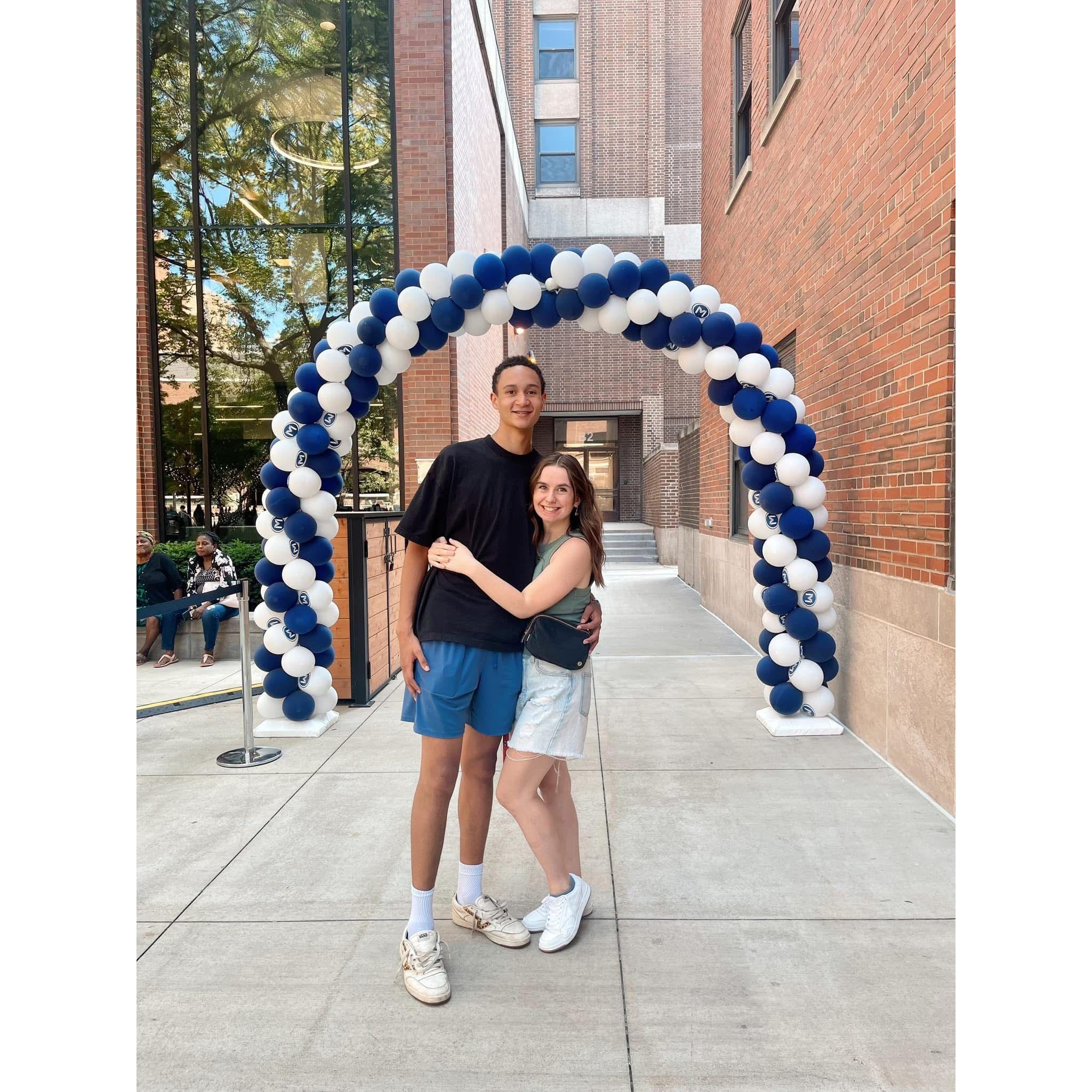 First day at Moody Bible Institute— August 2023