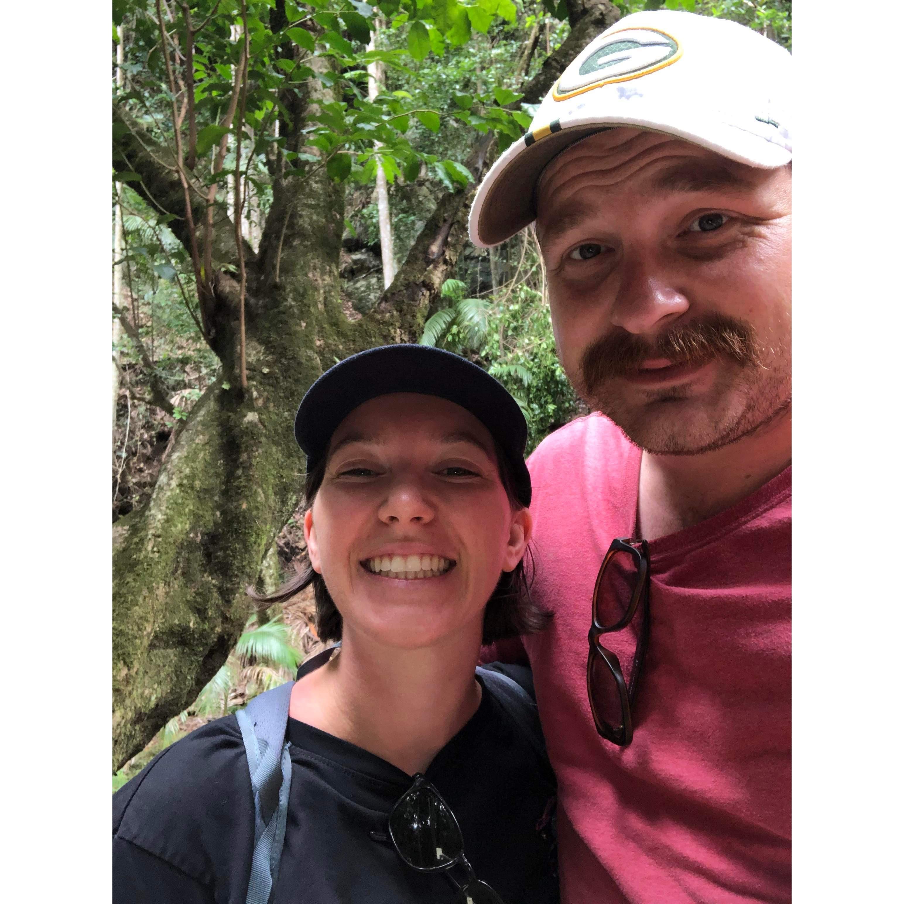 Family hike on Mt. Tamborine, QLD 2020