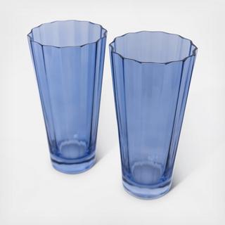 Estelle Sunday High Ball Glass, Set of 2