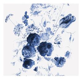 Royal Blue Flowers I