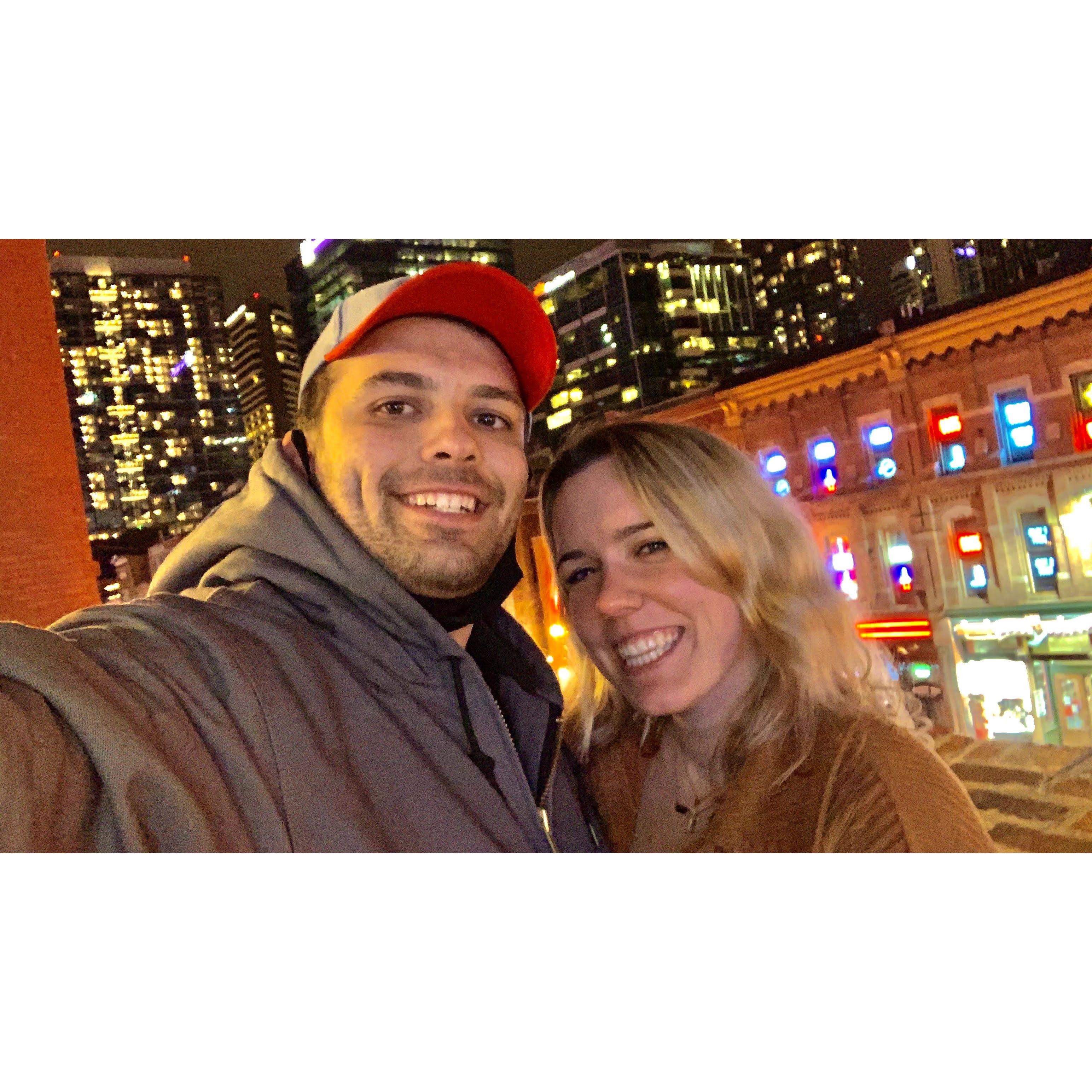 Stopped in Nashville on a roadtrip, Jackie's first time!