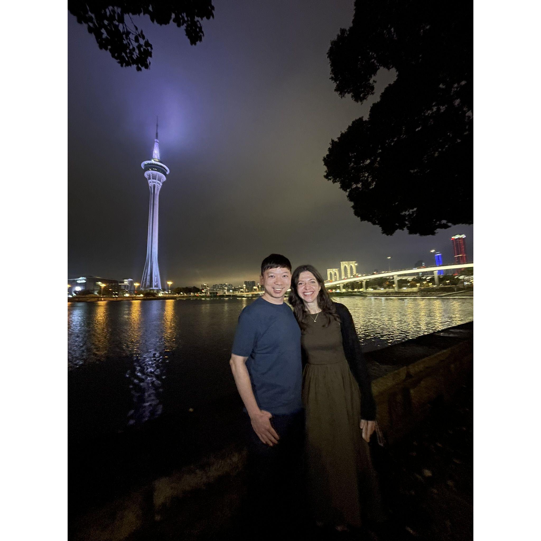 View from outside Amy's childhood home