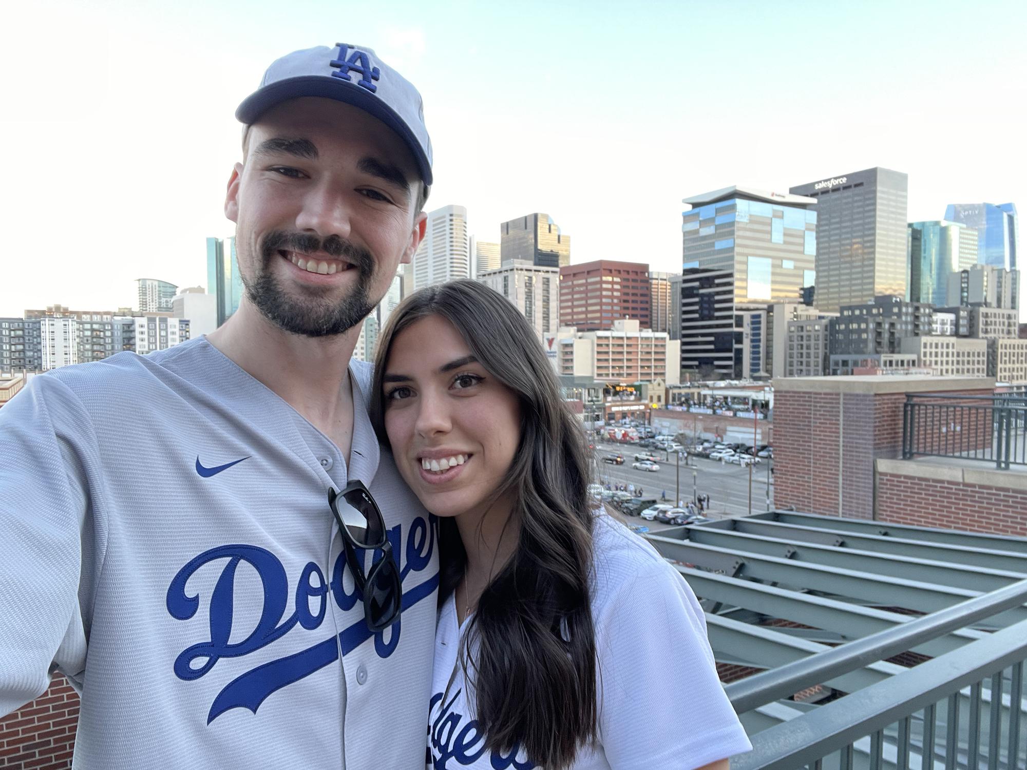 Dodger game at Coors Field in Denver.
