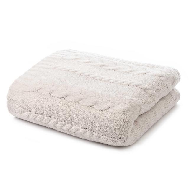 Kashwére Lounge - Throws - Wide Cable Solid