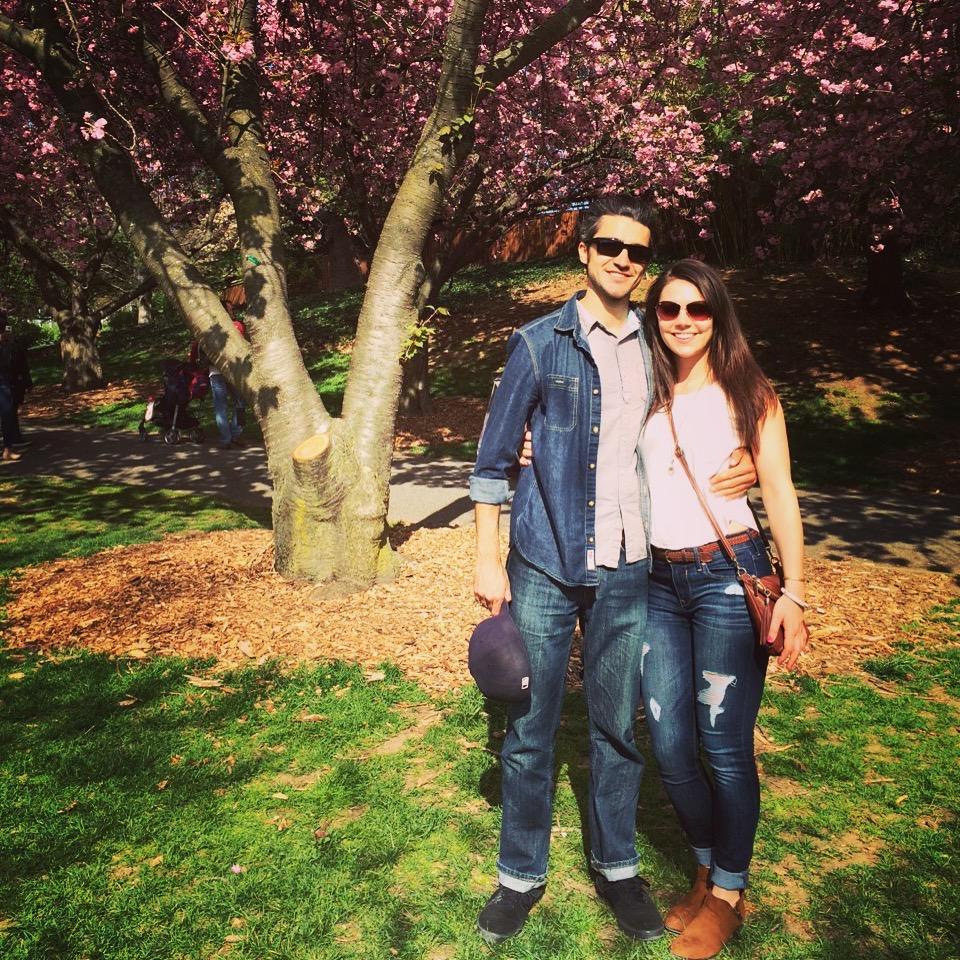 Joe visiting me in NYC, Brooklyn, NY Spring 2016