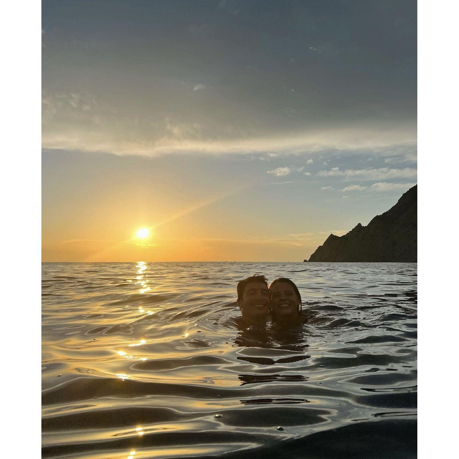 Swimming in the Mediterranean Sea