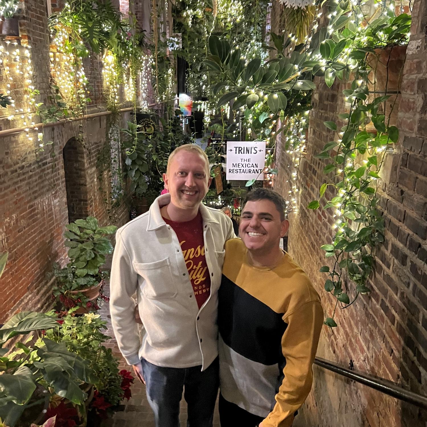 First time to the old market in Omaha.