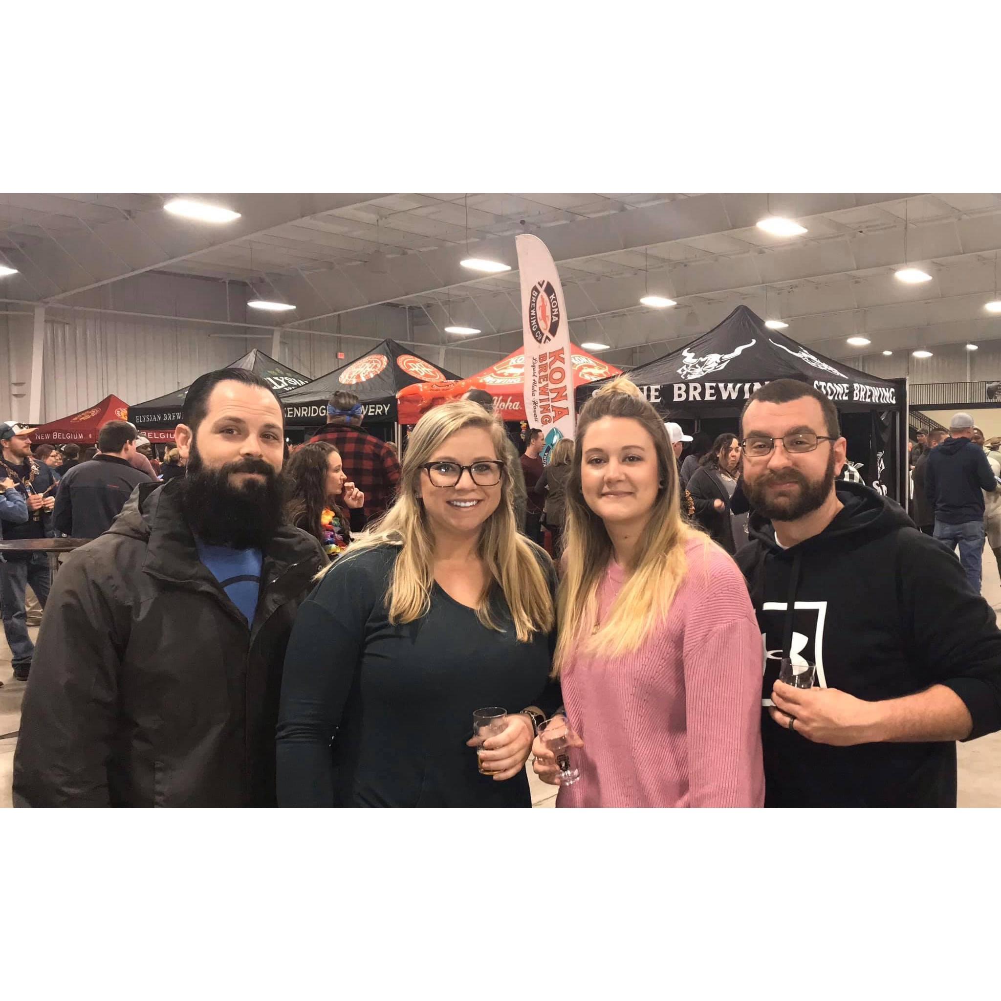 World Beer Festival in Columbia, Sc with Megan and C.J. Barton.