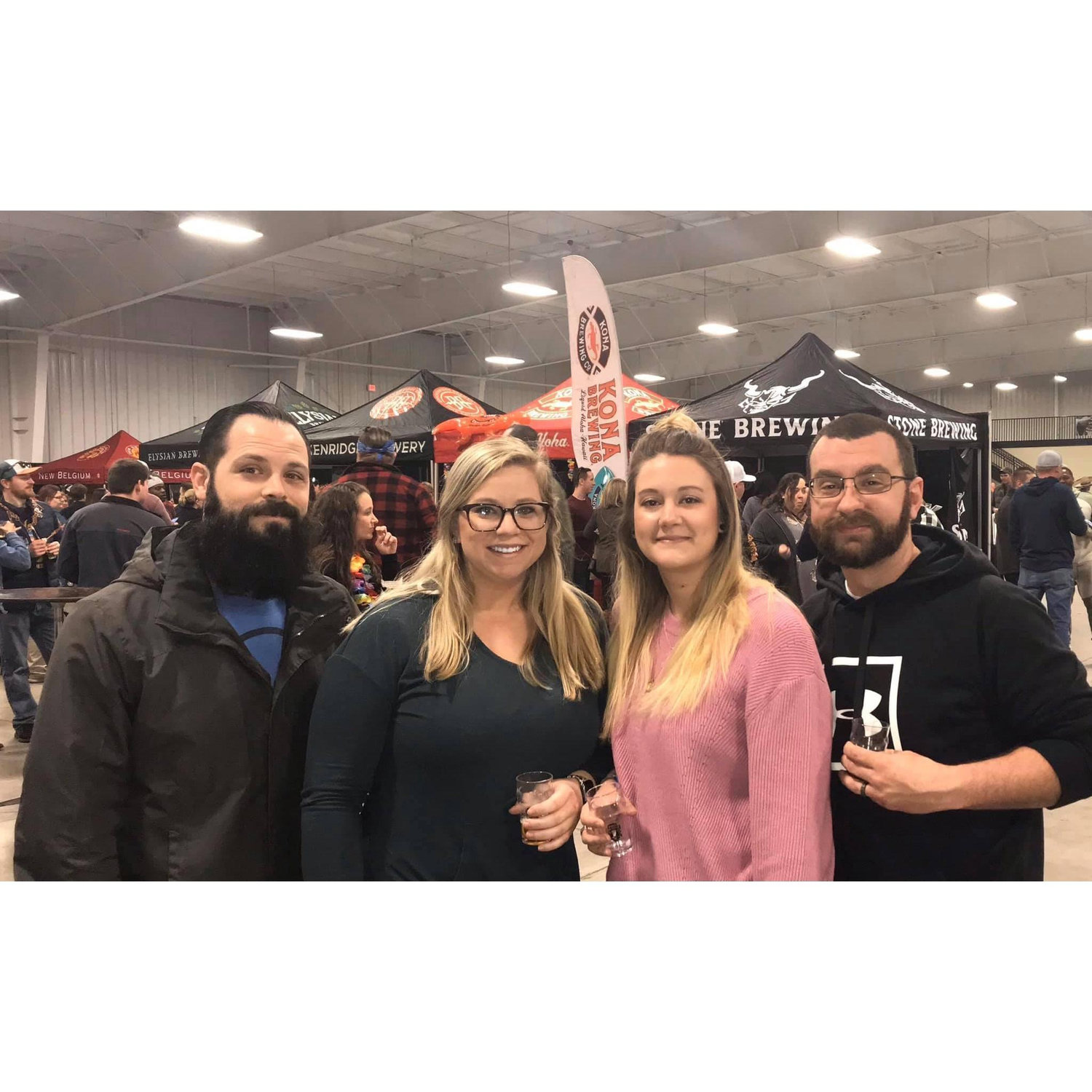World Beer Festival in Columbia, Sc with Megan and C.J. Barton.