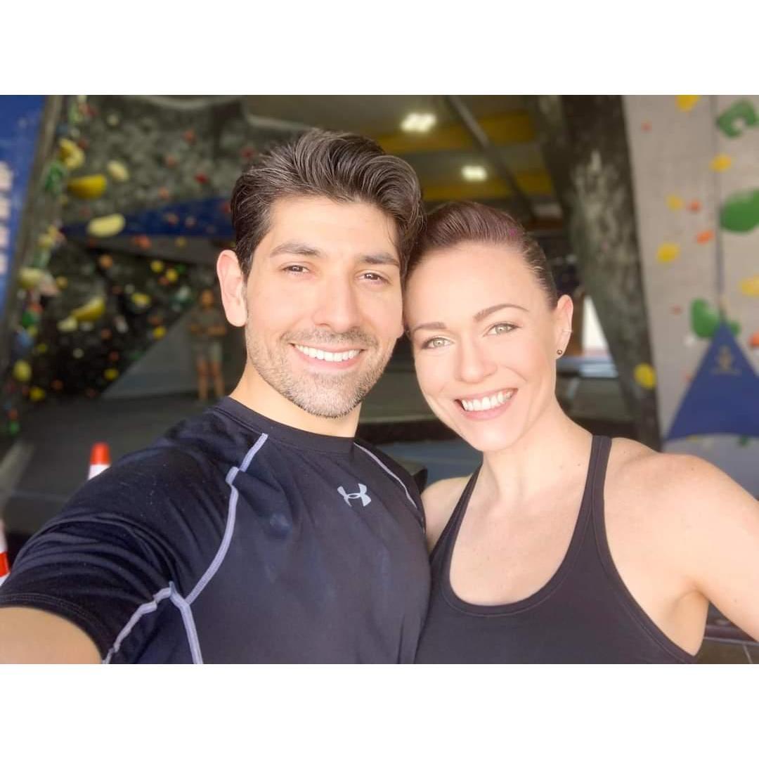 Where we proved we were each other's rock - Indoor Rock Climbing - Arcadia, CA