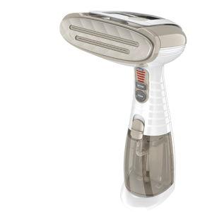 Conair Handheld Garment Steamer for Clothes, Turbo ExtremeSteam 1875W Fabric Steamer, Portable Handheld Design, Strong Penetrating Steam, White/Champagne