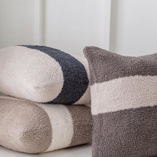 CozyChic® Throw Pillow with Stripe & Insert