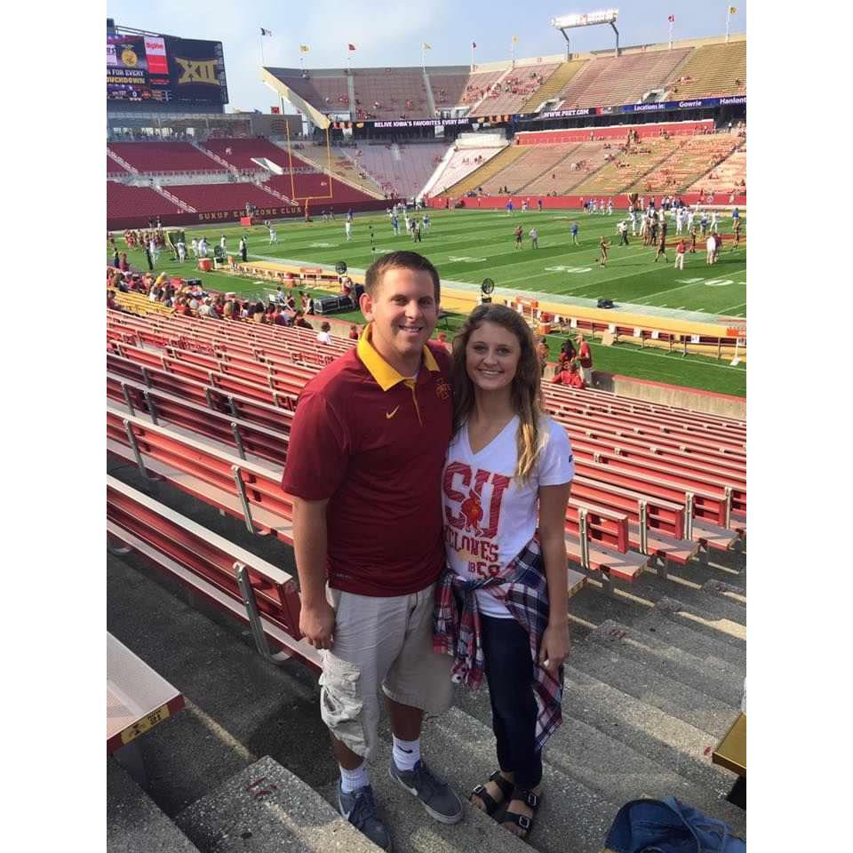 ISU game in college
