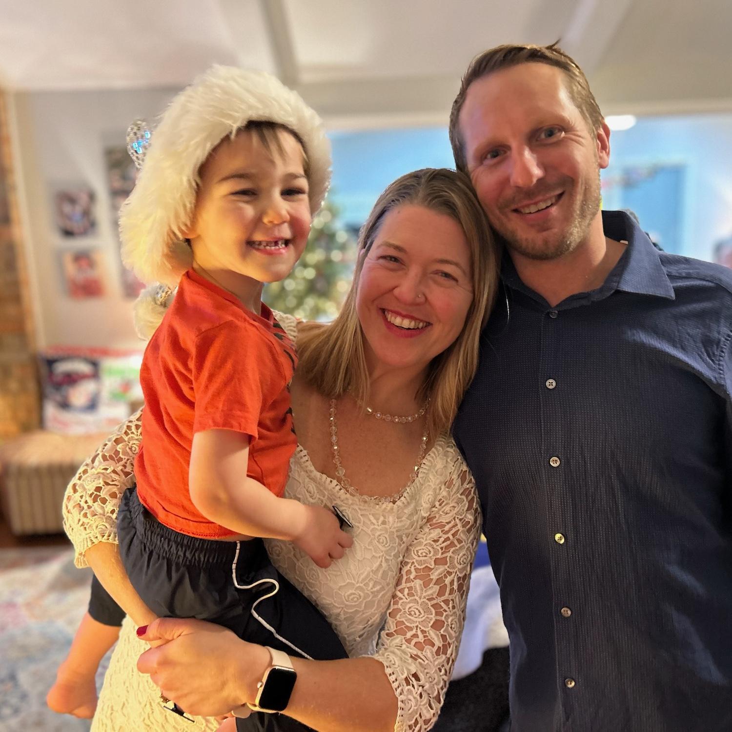 Nephew Andrew calls Tyler
"Aun' Tyler." We're not sure if this is because he always heard his mom say "Molly and Tyler" but it's pretty darn cute.