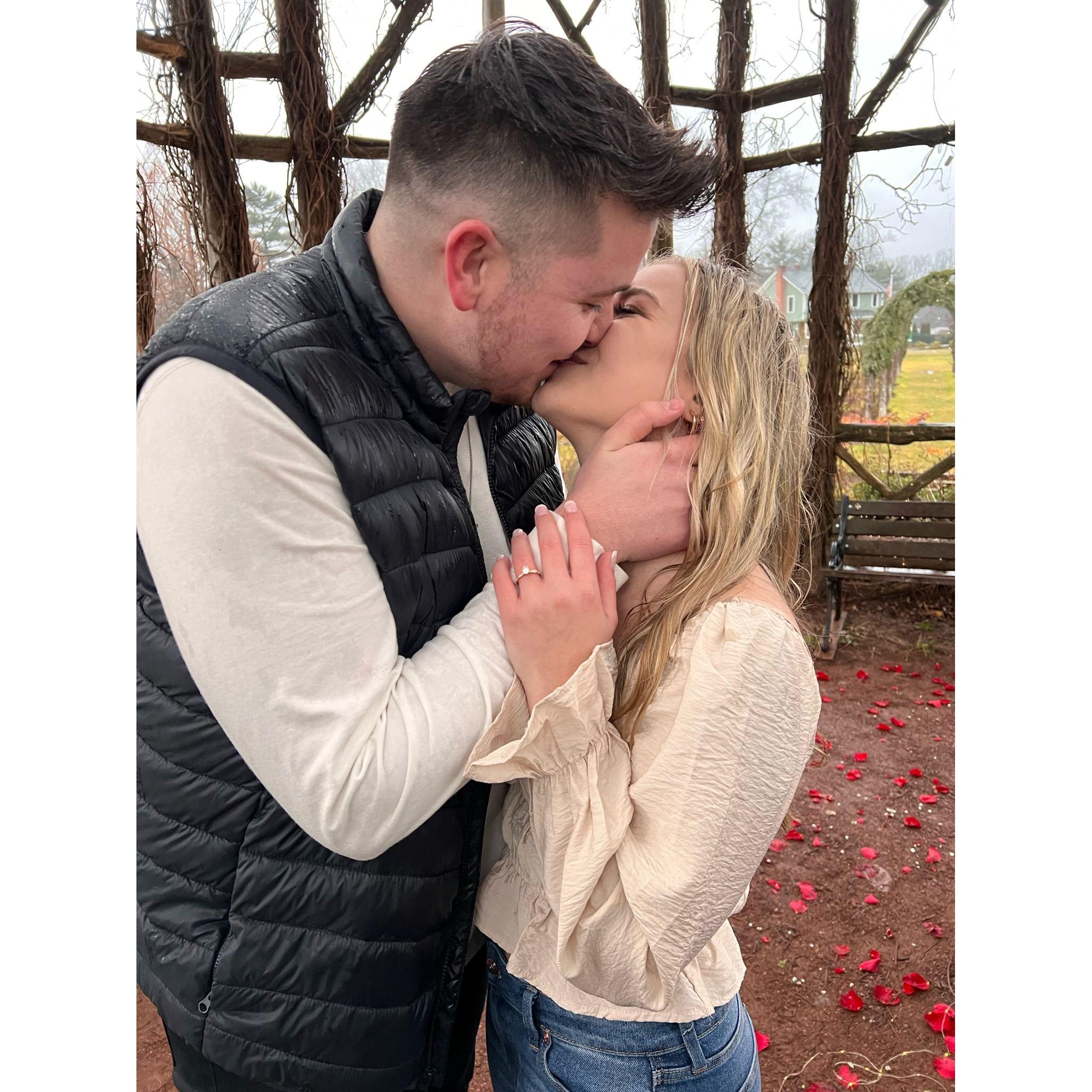 The day we said "I do!" Elizabeth Park--December 18, 2021