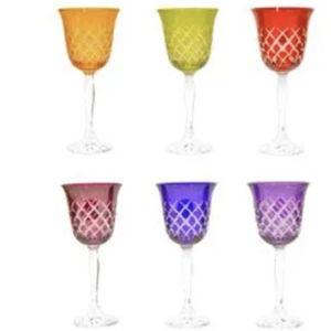 KOLGLASS ROMBO SET 6 COPAS VINO