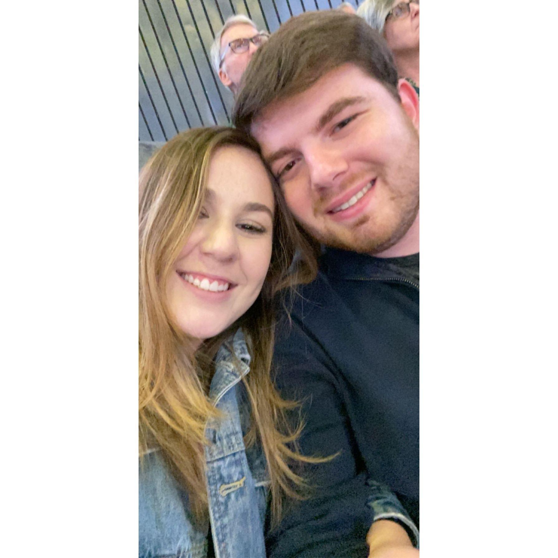 The night we first said "I love you", at a Nets Game!