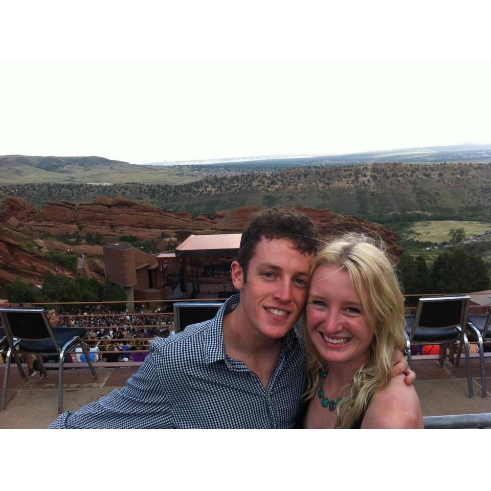 First 'real' date about 6 months into our relationship - Red Rocks for Florence and the Machine