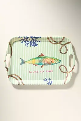 Nathalie Lete By The Sea Melamine Tray