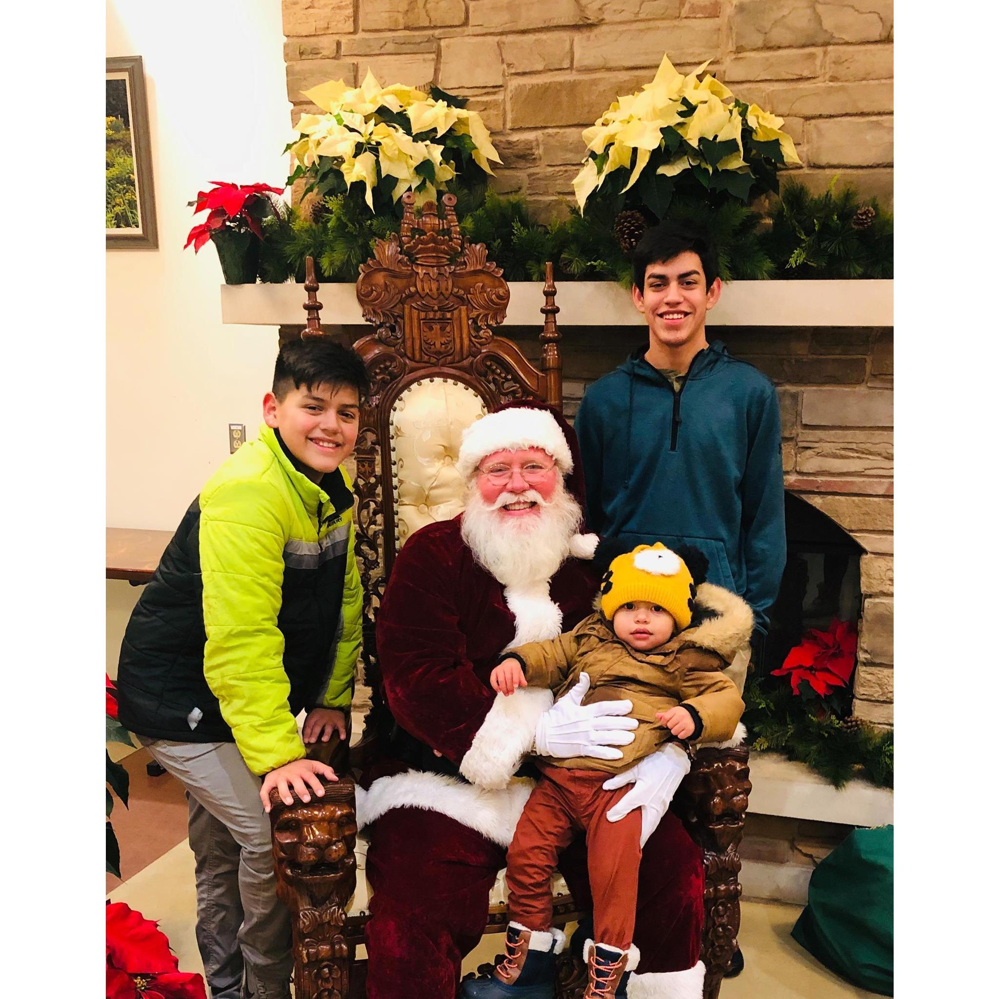 BROTHERS! ...and Santa!
Christmas 2018