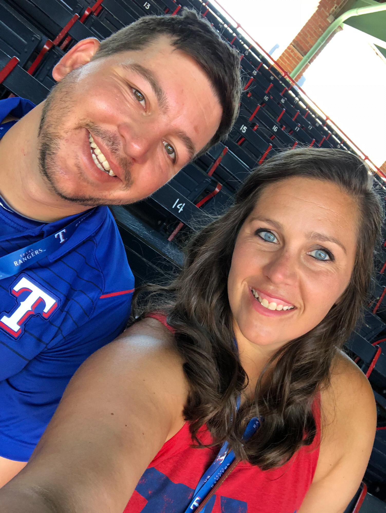 On their second day in Boston they went on a tour of Fenway.
