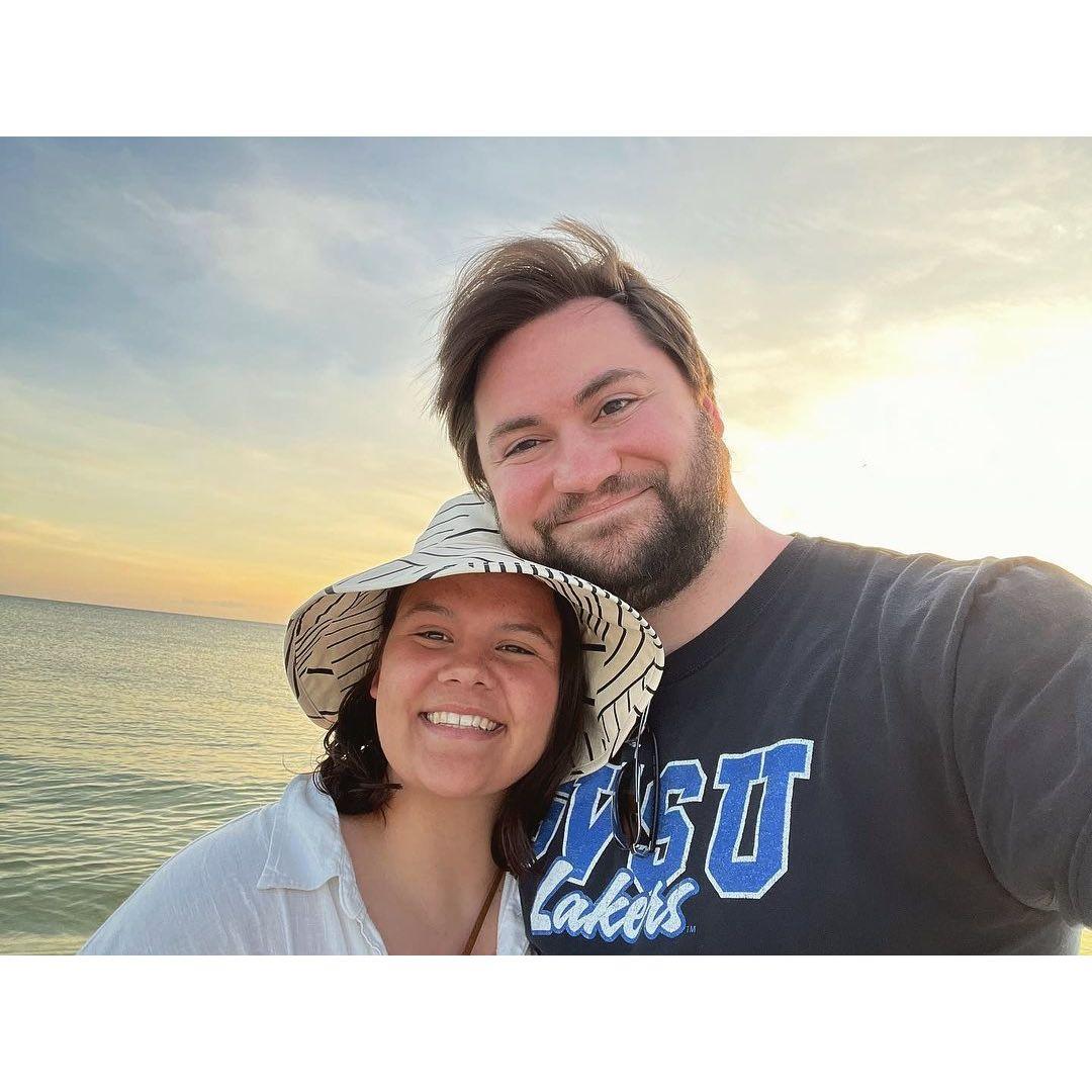 After we got engaged, we took a trip to Marco Island, FL