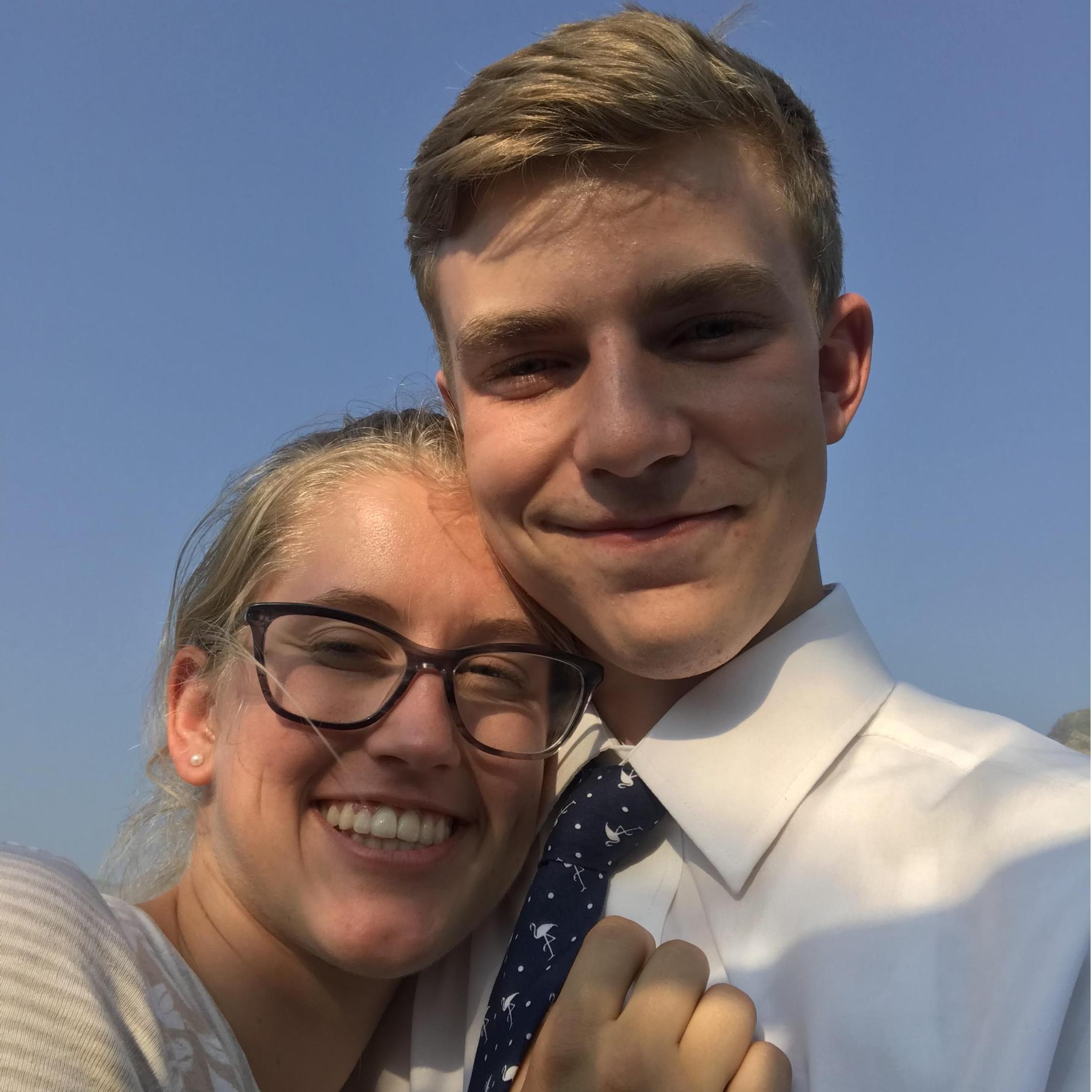 Pre-mission goodbye — Aug. 2018