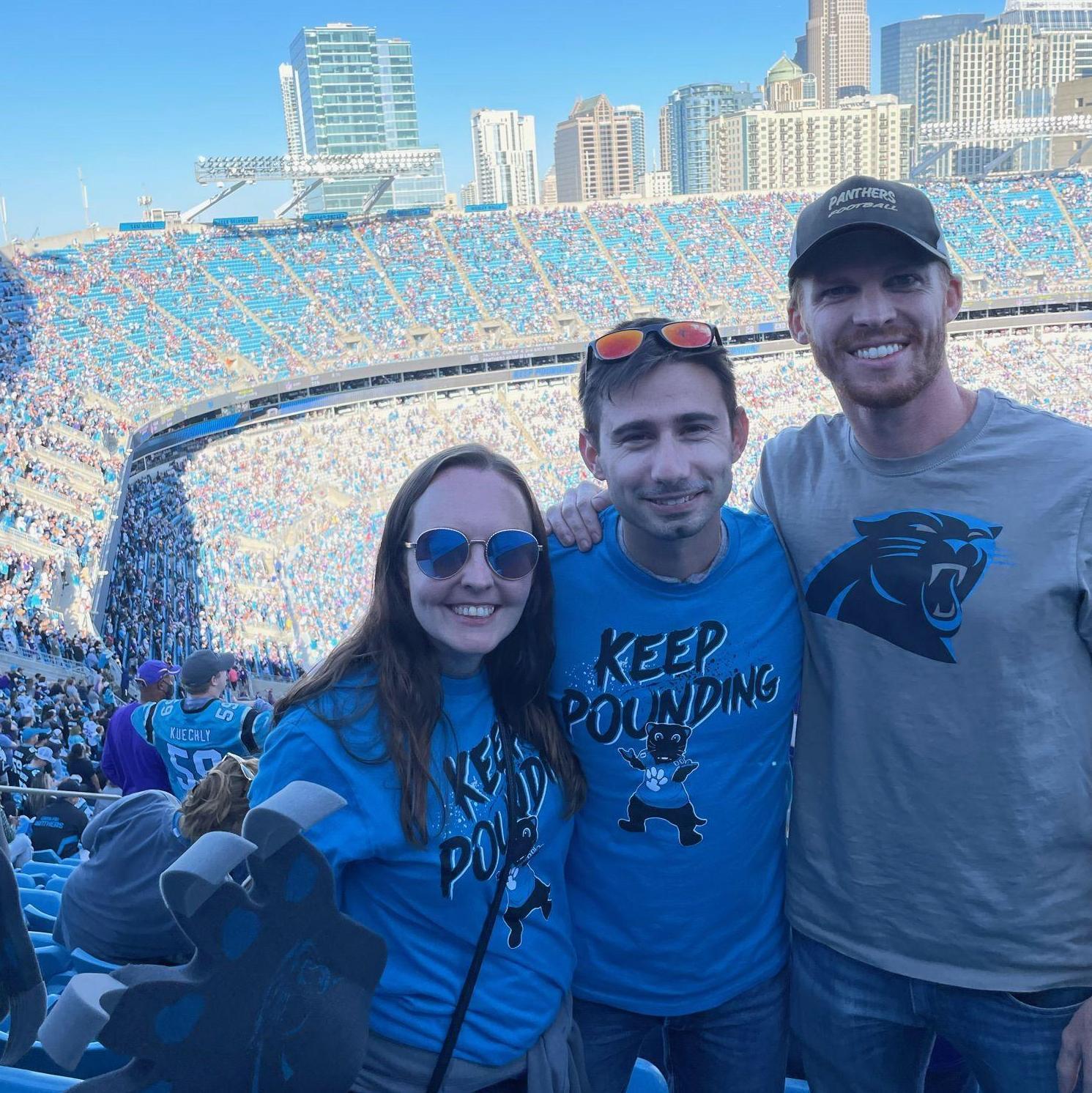 Panthers game in Charlotte