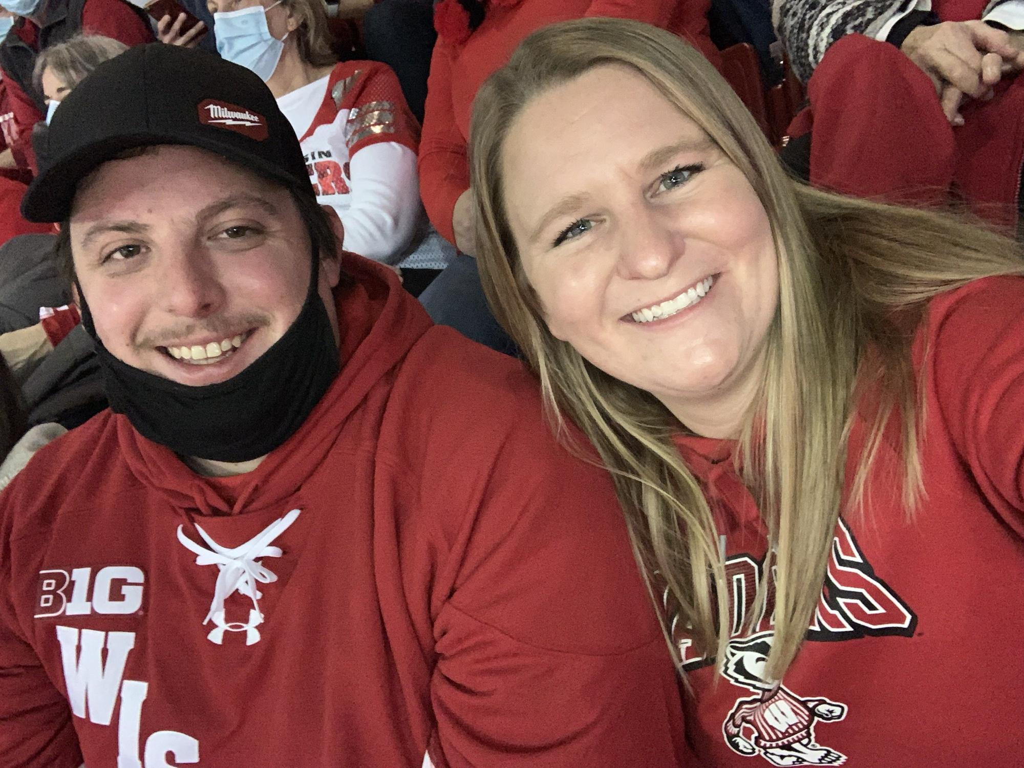 First badgers basketball game together