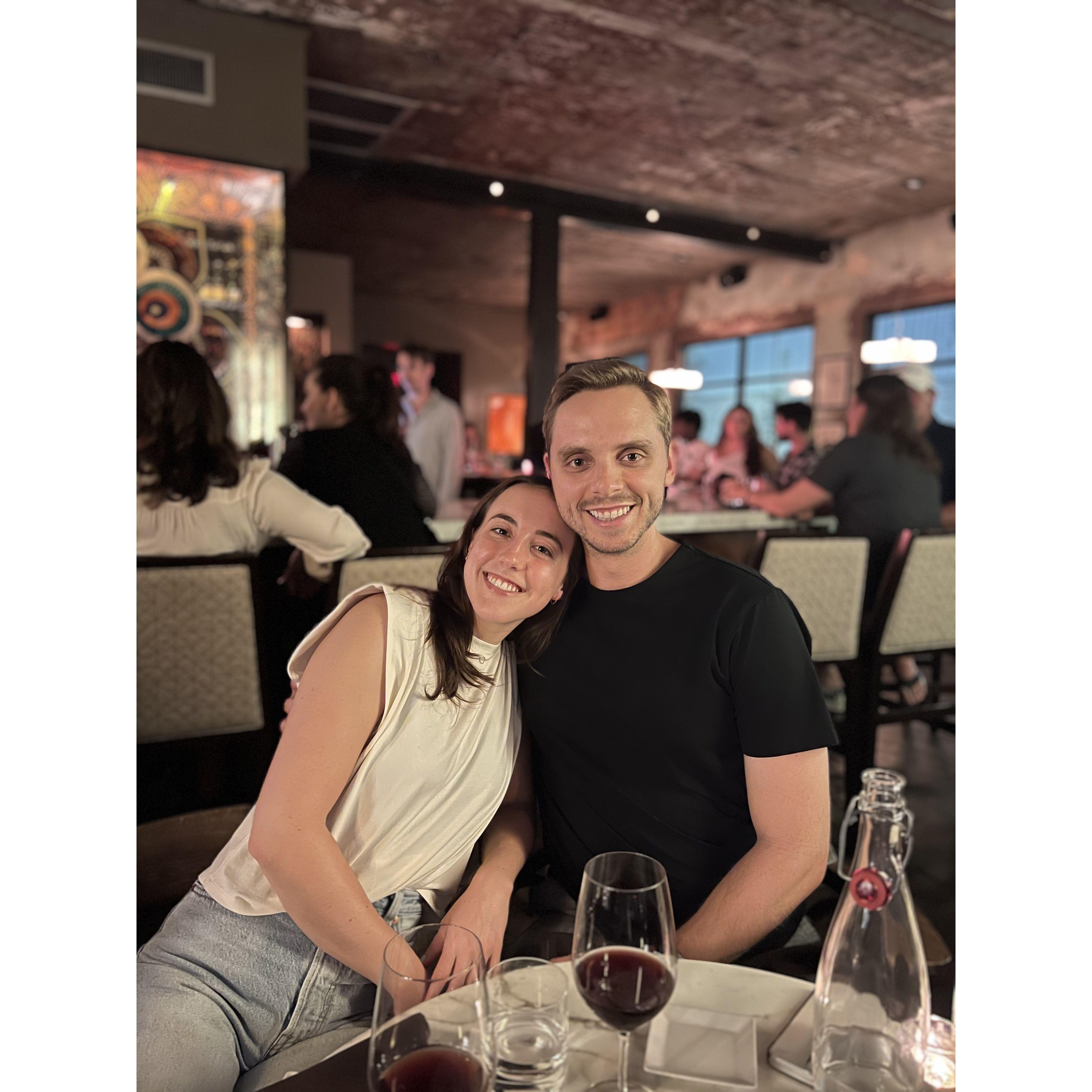 The day we became boyfriend and girlfriend!