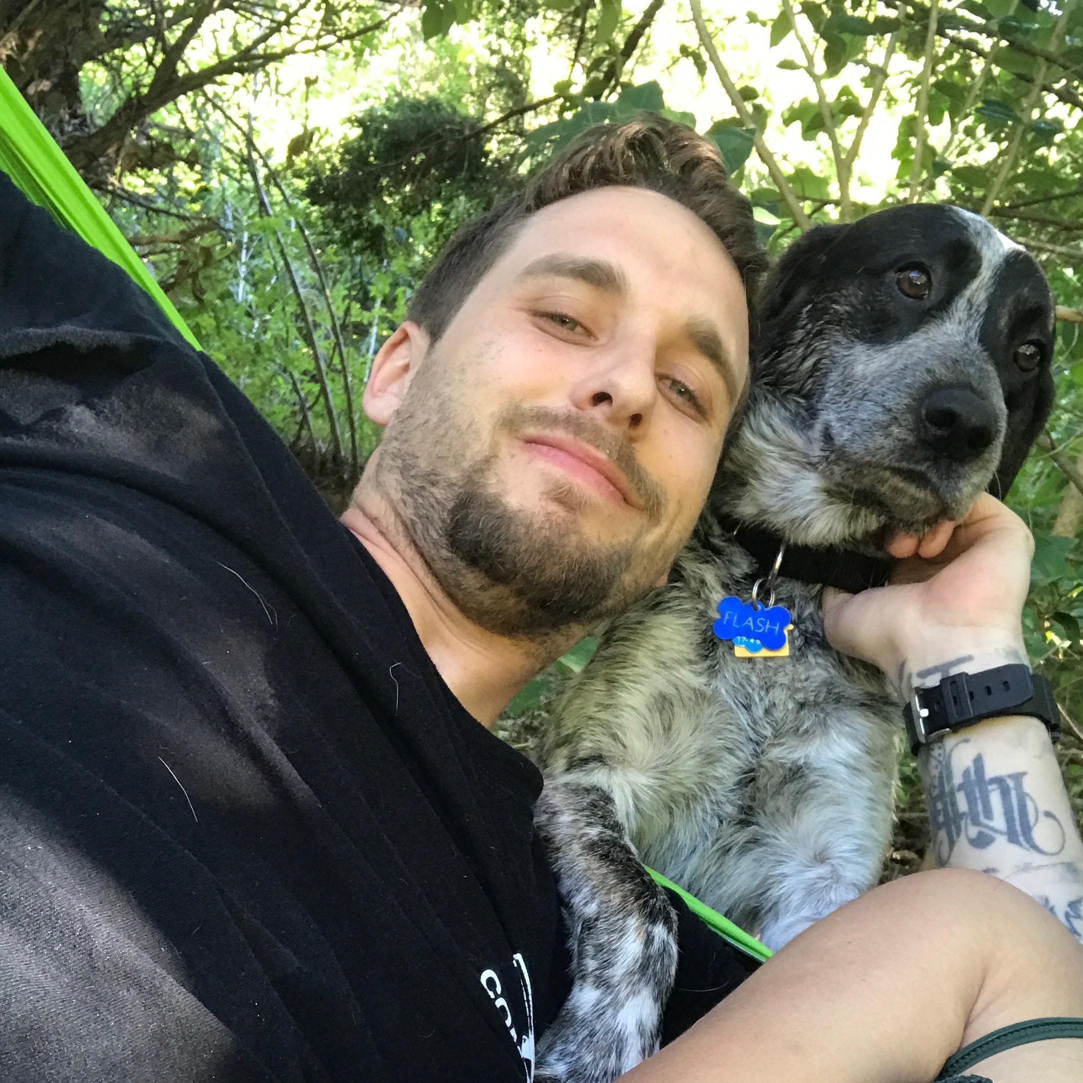 Mr. Flash, our second fur child. He loves Chris but he loves me MORE. ;)