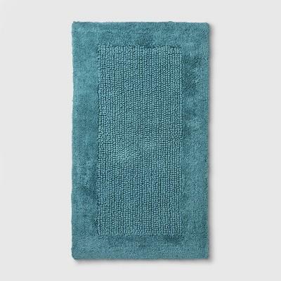 34"x20" Performance Textured Bath Rug Teal - Threshold™
